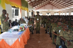 CEO COLONEL SIMON OCAN PRESENTING DURING 10TH AGM 2016