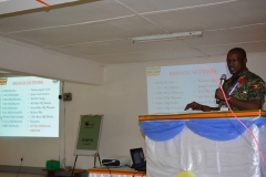 CEO WSACCO COL SIMON OCAN PRESENTING DURING 10TH AGM 2016