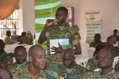 WSACCO DELEGATE CONTRIBUTING DURING 10TH AGM